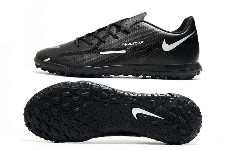 Chuteira Nike Phantom GT2 Club Branca e Laranja