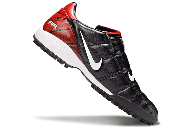 Chuteira Society Nike Air Zoom Total 90 II - Prata e Azul