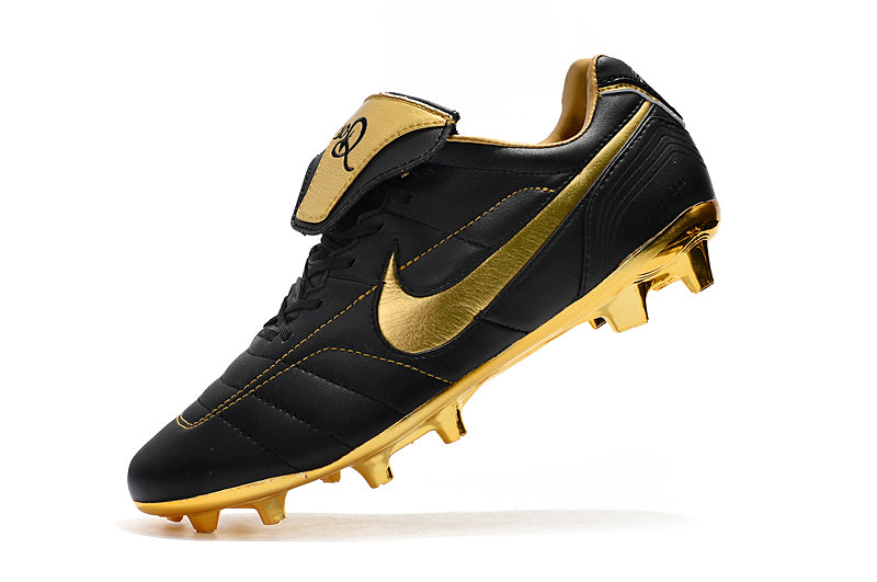 Chuteira Nike Tiempo Legend R10 Elite Edição Especial - Dourada