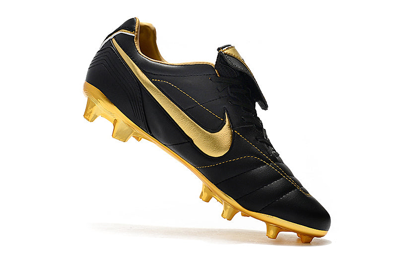 Chuteira Nike Tiempo Legend R10 Elite Edição Especial - Dourada