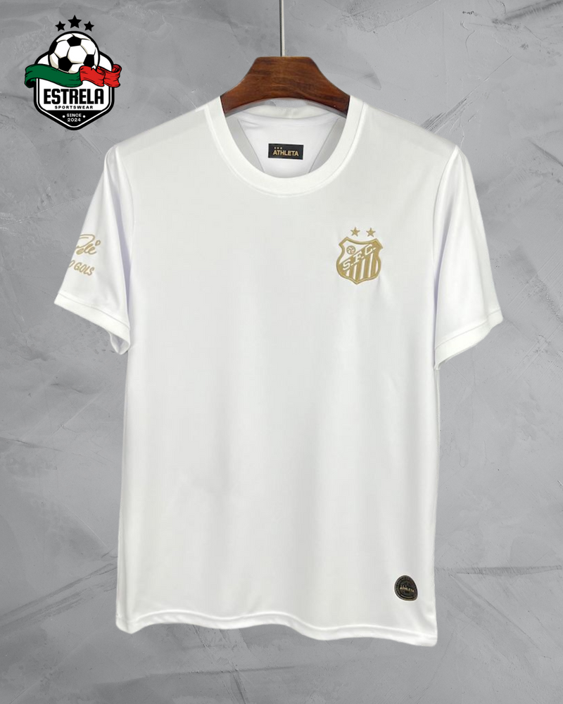 Camisola Retrô Santos 1000 Gols do Pelé