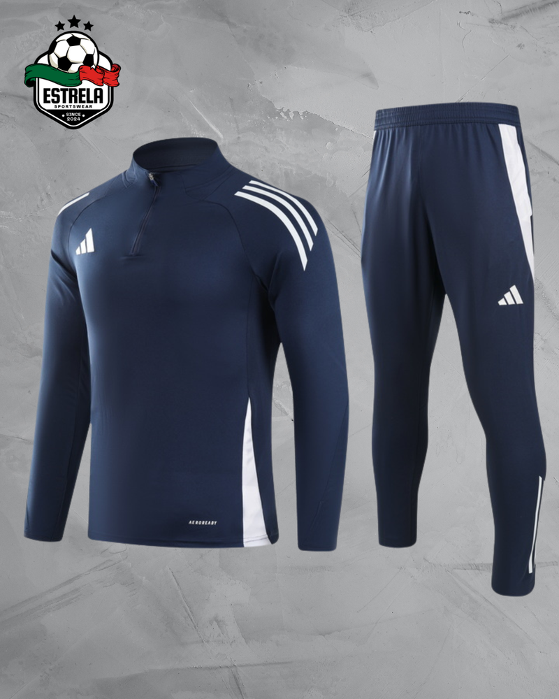 Fato de Treino Adidas Azul Marinho