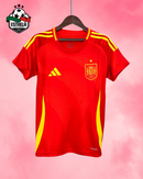 Camisola Feminina Espanha Home 2024