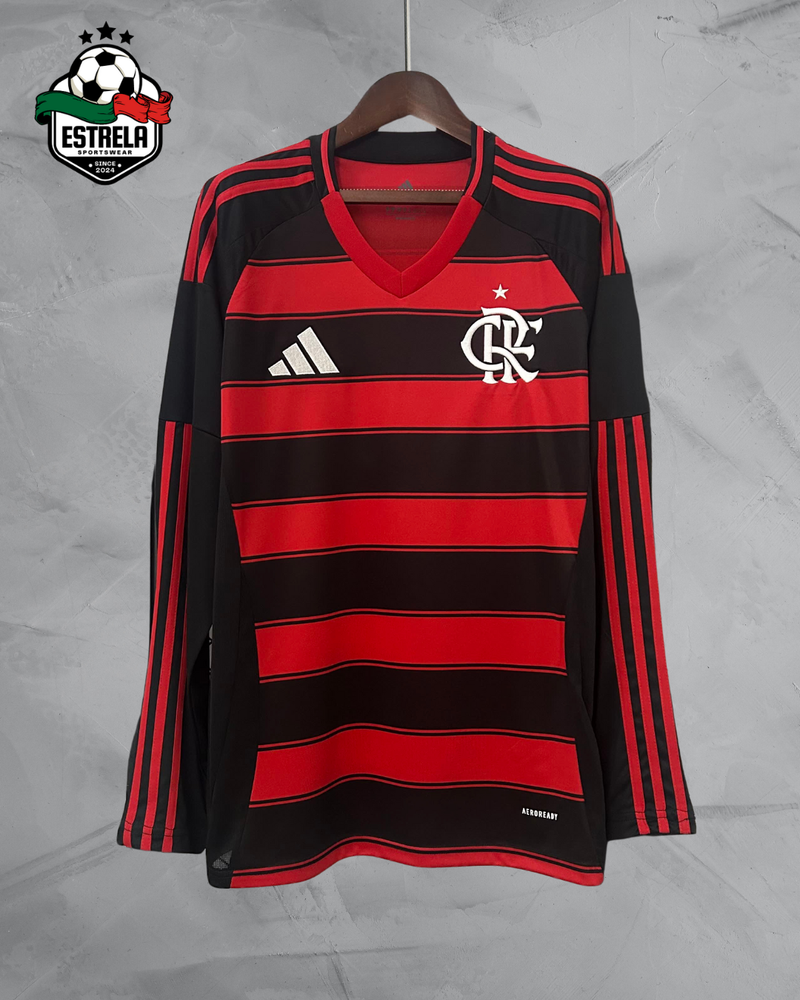 Camisola Manga LongaFlamengo Home 2025