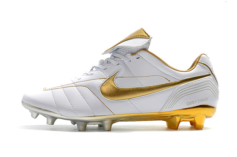 Chuteira Nike Tiempo Legend R10 Elite Edição Especial - Dourada