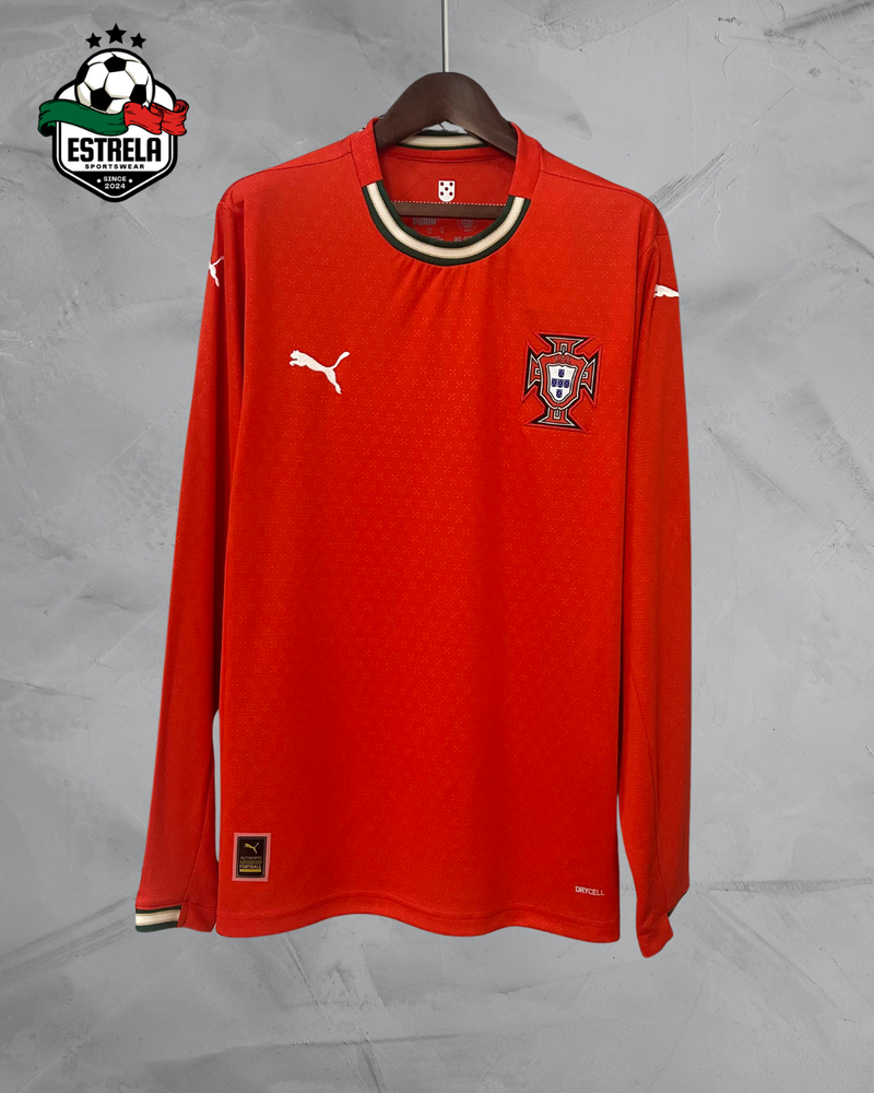Camisola Manga Longa Portugal Home Puma 2025