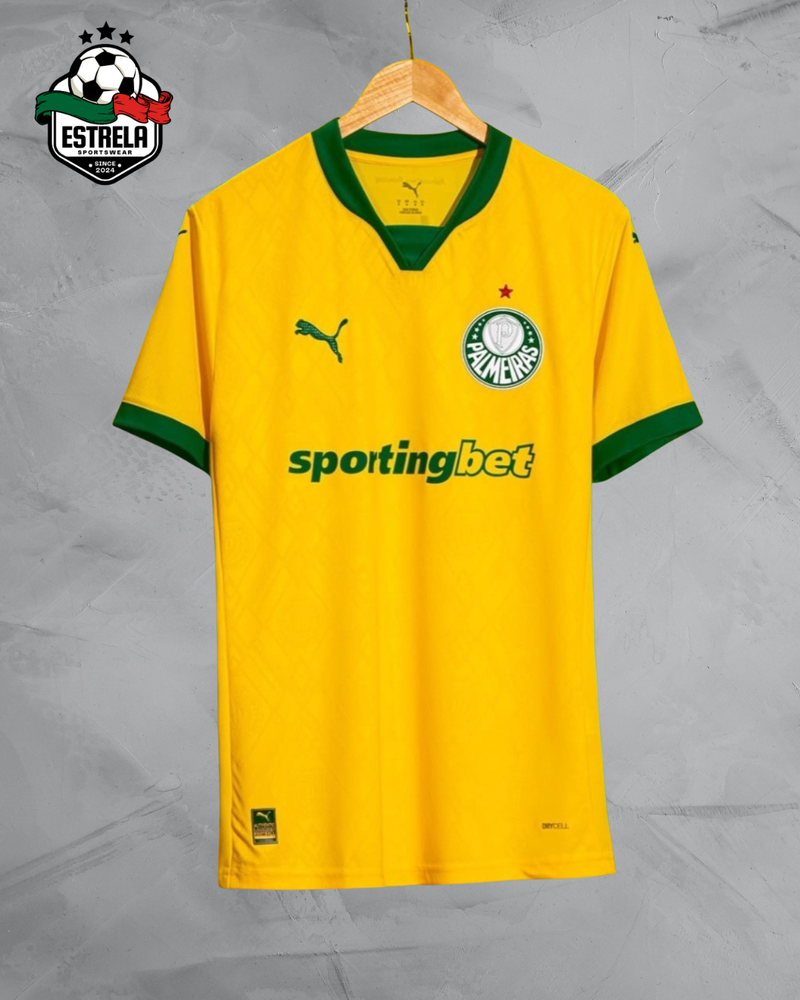 Camisola Palmeiras Amarela 2025