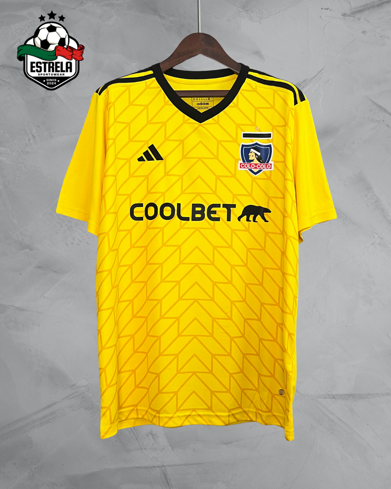 Camisola Colo Colo Guarda Redes Amarela