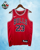 M - Chicago Bulls - Michael Jordan 23 - Vermelha