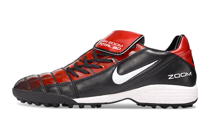 Chuteira Society Nike Air Zoom Total 90 II - Prata e Azul