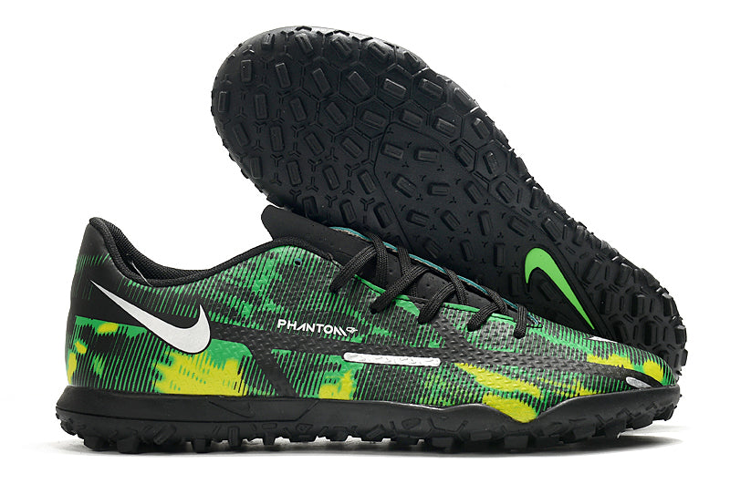 Chuteira Nike Phantom GT2 Club Branca e Laranja