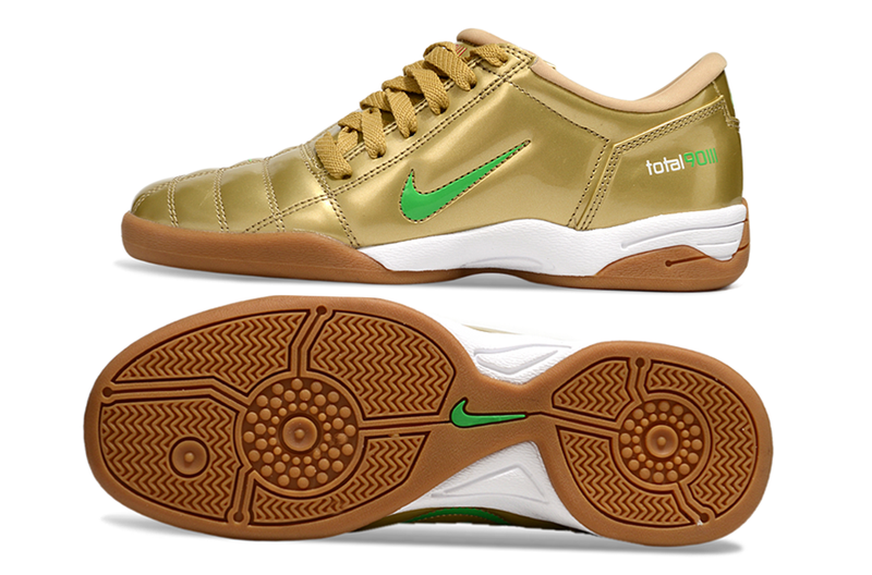 Chuteira Futsal Nike Total 90 III - Dourada