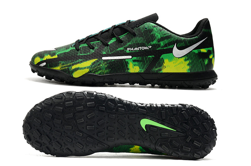Chuteira Nike Phantom GT2 Club Branca e Laranja