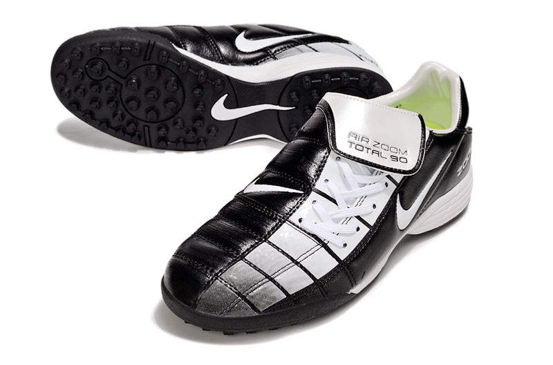 Chuteira Society Nike Air Zoom Total 90 II - Prata e Azul