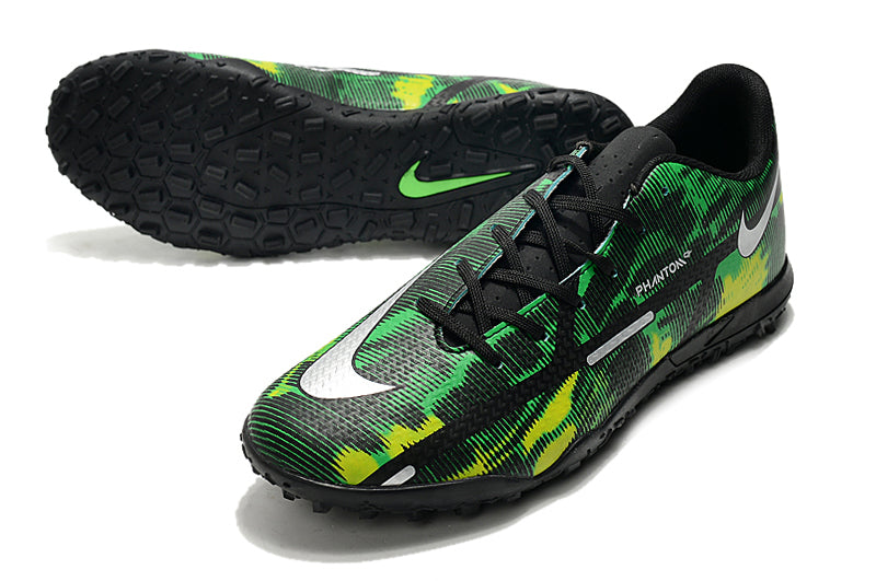 Chuteira Nike Phantom GT2 Club Branca e Laranja