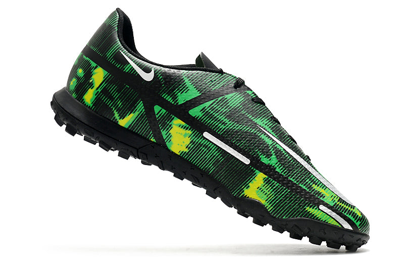 Chuteira Nike Phantom GT2 Club Branca e Laranja