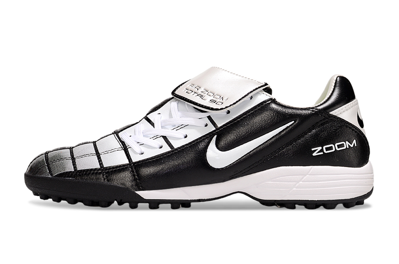 Chuteira Society Nike Air Zoom Total 90 II - Prata e Azul