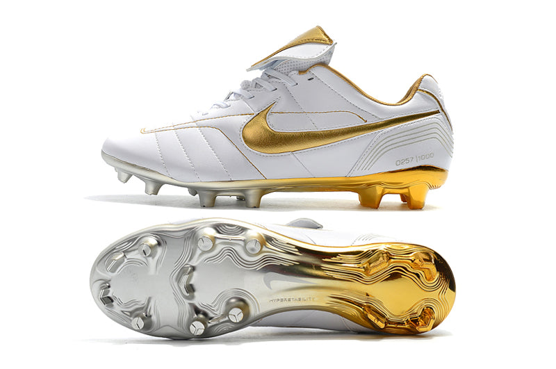 Chuteira Nike Tiempo Legend R10 Elite Edição Especial - Dourada