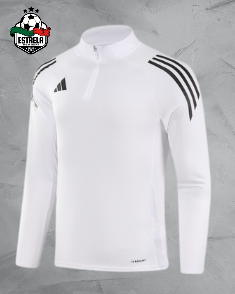 Fato de Treino Adidas Branco e Preto