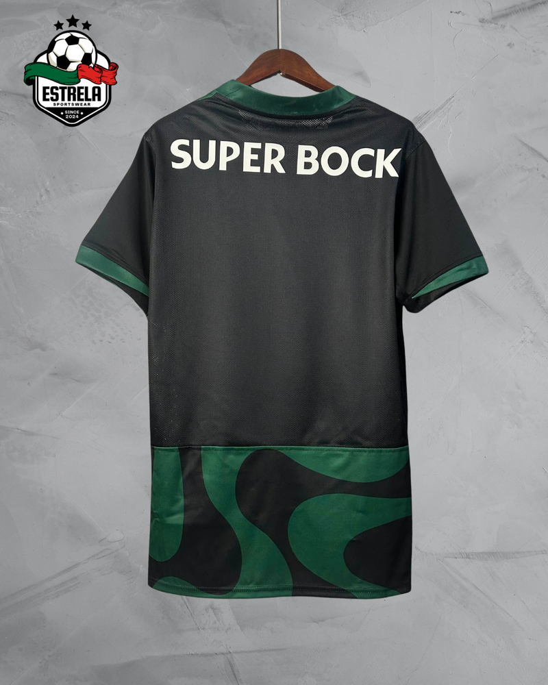 Camisola Sporting Alternativa Preta 25/26