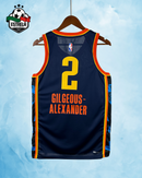 Oklahoma City Thunder - Gilgeous-Alexander - Azul Marinho