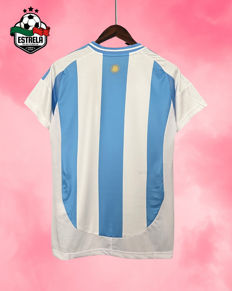 Camisola Feminina Argentina Home 2024