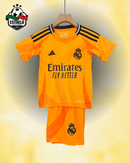 Kit Infantil Real Madrid Laranja 24/25