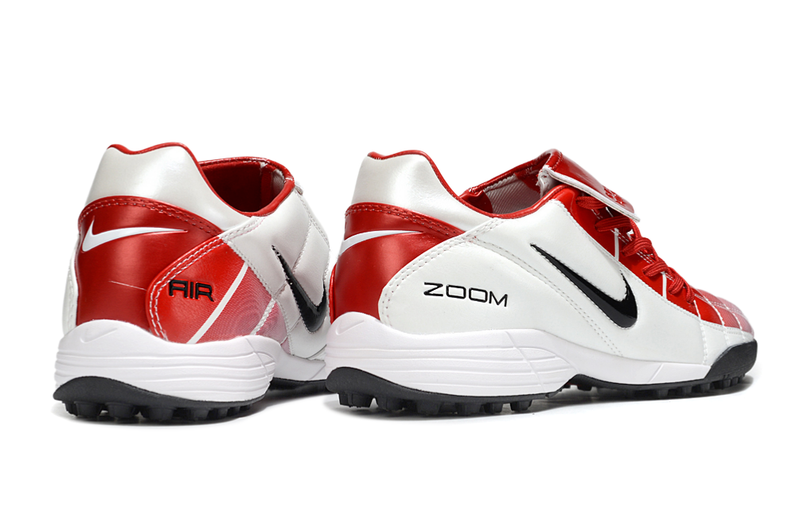 Chuteira Society Nike Air Zoom Total 90 II - Prata e Azul