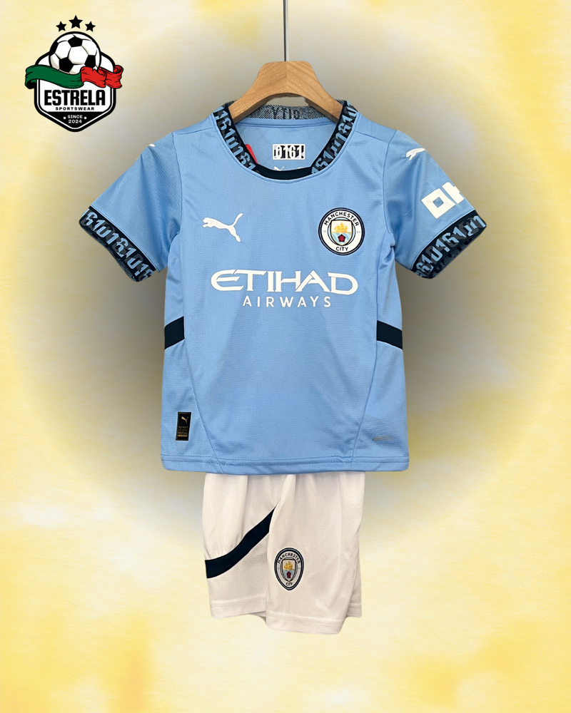Kit Infantil Manchester City Home 24/25