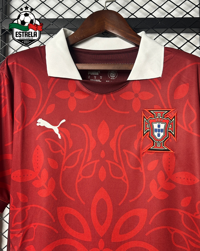 Camisola Portugal Treino Vermelha 2025