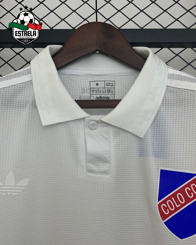 Camisola Colo Colo 100th Polo Branca