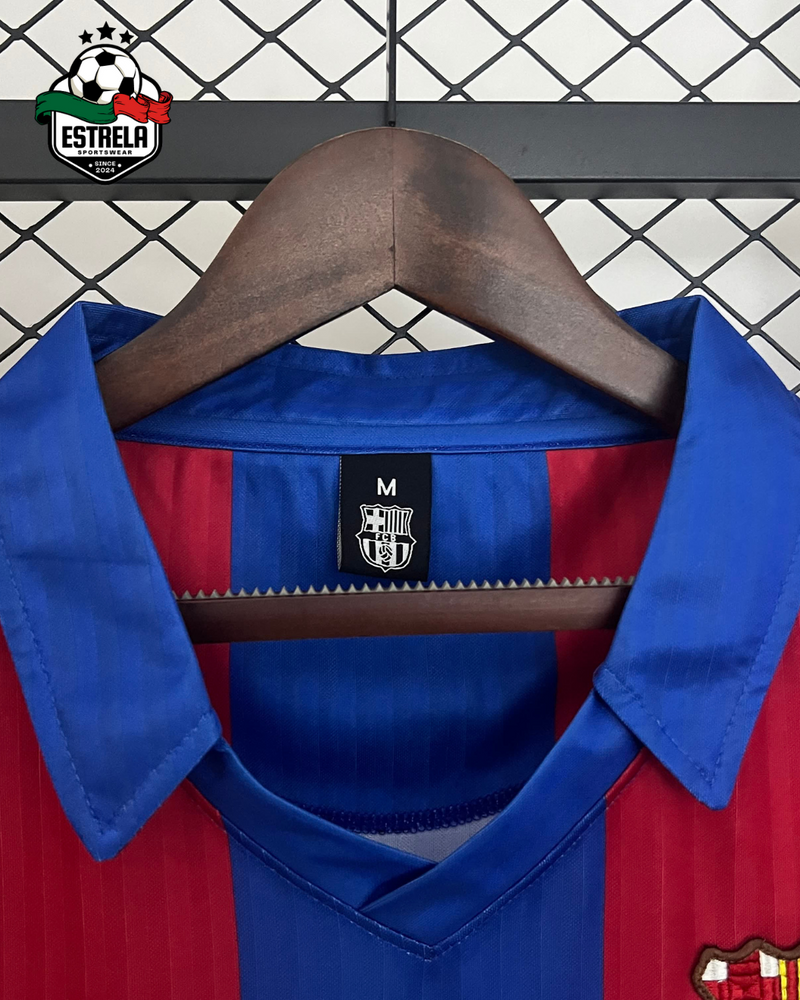 Camisola Retrô Barcelona Home 91/92