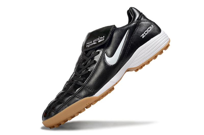 Chuteira Society Nike Air Zoom Total 90 II - Prata e Azul