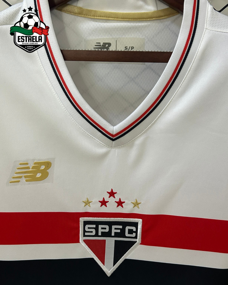 Camisola Feminina São Paulo Home 2025