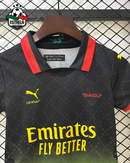 Kit Infantil Milan Edição Especial Diavoli Preta 24/25