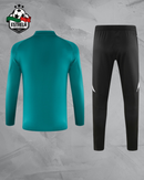 Fato de Treino Adidas Verde e Preto