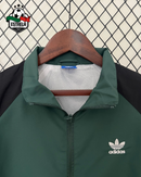 Corta-Vento Adidas Verde e Preto