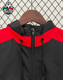 Corta-Vento Nike Preto, Vermelho e Branco