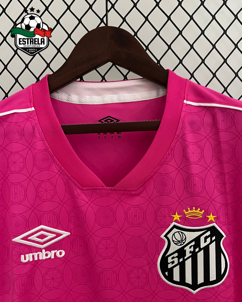 Camisola Feminina Santos Pink 2024