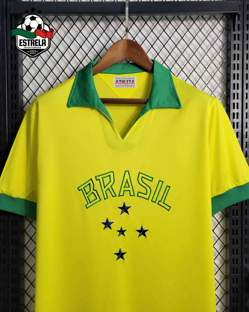 Camisola Retrô Brasil Home 1958