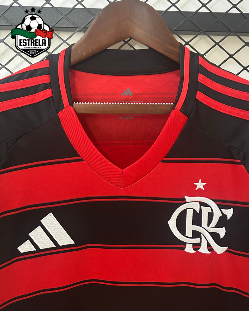 Camisola Manga LongaFlamengo Home 2025