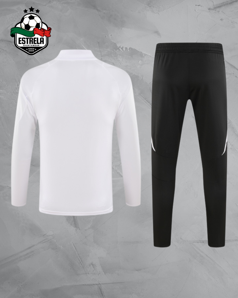 Fato de Treino Adidas Branco e Preto