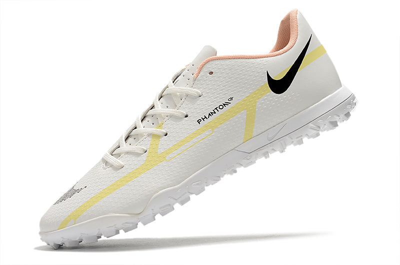 Chuteira Nike Phantom GT2 Club Branca e Laranja