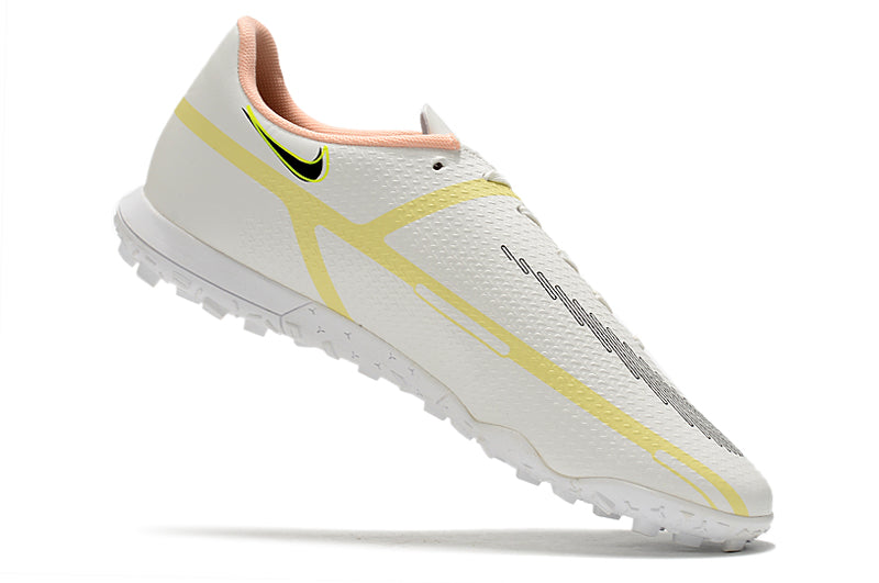 Chuteira Nike Phantom GT2 Club Branca e Laranja