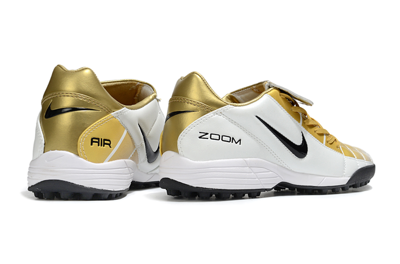 Chuteira Society Nike Air Zoom Total 90 II - Prata e Azul