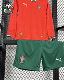 Kit Infantil Portugal Home Manga Longa 2025