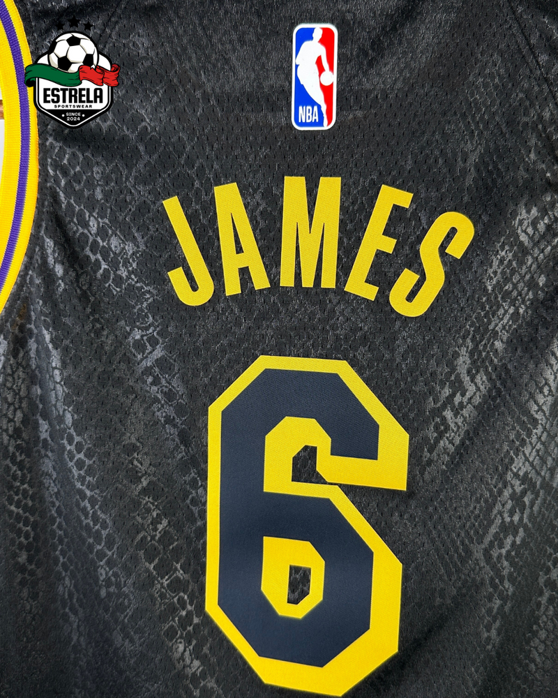 Lakers - Lebron James 6 - Mamba Negra