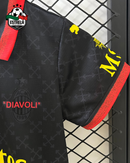 Kit Infantil Milan Edição Especial Diavoli Preta 24/25