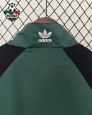 Corta-Vento Adidas Verde e Preto