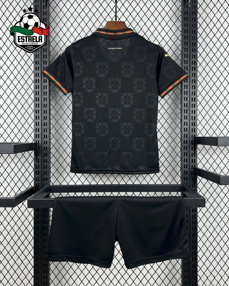 Kit Infantil Portugal Pantera Negra
